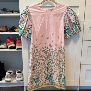 Olivia James Floral Puff Sleeve Dress